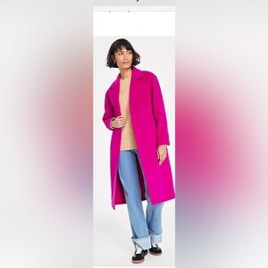Women's Fuchsia Coat
